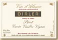 Etiquette Domaine Dirler-Cadé - Pinot Vieilles Vignes