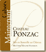Etiquette Château Ponzac - Maintenant