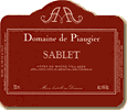 Etiquette Domaine de Piaugier - Sablet