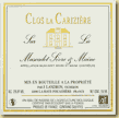 Etiquette Domaine de La Louvetrie - Clos La Carizière