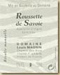 Etiquette Louis Magnin - Roussette de Savoie