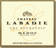 Etiquette Château Labadie
