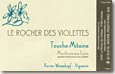 Etiquette Le Rocher des Violettes - Touche-Mitaine