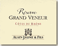 Etiquette Alain Jaume - Réserve Grand Veneur