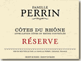 Etiquette Perrin & Fils - Réserve