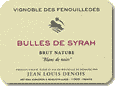 Etiquette Jean-Louis Denois - Bulles de Syrah