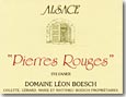 Etiquette Léon Boesch - Les Pierres Rouges