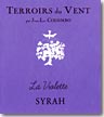 Etiquette Terroirs du Vent - La Violette