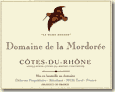 Etiquette Domaine de La Mordorée - La Dame Rousse (rg)