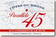 Etiquette Paul Jaboulet Ainé - Parallèle 45