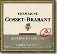 Etiquette Gosset-Brabant - Réserve Grand Cru Nature