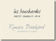 Etiquette Romain Bouchard - Les Bouchardes