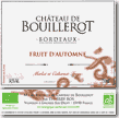 Etiquette Château de Bouillerot - Fruit d'Automne