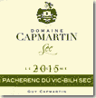 Etiquette Domaine Capmartin - Sec
