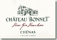 Etiquette Château Bonnet - Chénas Vieilles Vignes