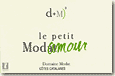 Etiquette Domaine Modat - Le Petit Mod(at)amour