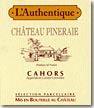 Etiquette Château Pineraie - L'Authentique