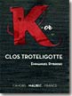 Etiquette Clos Troteligotte - K-Or