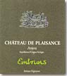 Etiquette Château de Plaisance - Embruns