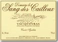 Etiquette Sang des Cailloux - Cuvée Azalaïs