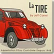 Etiquette Jeff Carrel - La Tire