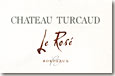 Etiquette Château Turcaud - Le Rosé