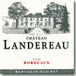 Etiquette Château Landereau - Clairet
