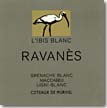 Etiquette Domaine de Ravanès - L'Ibis Blanc
