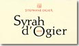 Etiquette Stéphane Ogier - Syrah d'Ogier