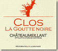 Etiquette Clos La Goutte Noire