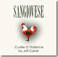 Etiquette Jeff Carrel - Sangiovese