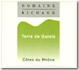 Etiquette Domaine Richaud - Terre de Galets