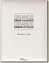Couverture Grands crus class&eacute;s, grands chefs &eacute;toil&eacute;s de Sophie Brissaud