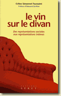 Couverture Le vin sur le divan de Céline Simonnet-Toussaint