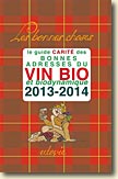 Couverture Bonnes adresses du Vin Bio de Jean-Marc Carit&eacute;