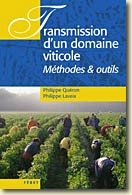 Couverture Transmission d'un domaine viticole de Philippe Quéron et Philippe Laveix