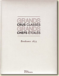 Couverture Grands crus classés, grands chefs étoilés de Sophie Brissaud