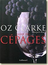 Couverture Guide des cépages de Oz Clarke et Margaret Rand