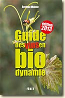 Couverture Guide des vins en biodynamie de Evelyne Malnic