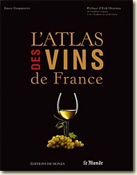 Couverture L'Atlas des vins de France de Laure Gasparotto