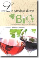 Couverture Le Paradoxe du vin bio de Béatrice Cointreau