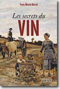 Couverture Les Secrets du vin de Yves-Marie Bercé
