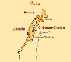Carte des vins du Jura