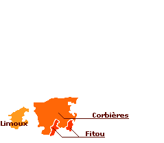 Carte des vins du Languedoc