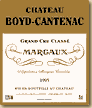 Etiquette Château Boyd-Cantenac