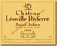 Etiquette Château Leoville Poyferre