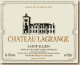 Etiquette Château Lagrange