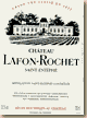 Etiquette Château Lafon Rochet