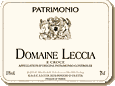 Etiquette Domaine Leccia - E Croce