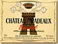 Etiquette Château Pradeaux